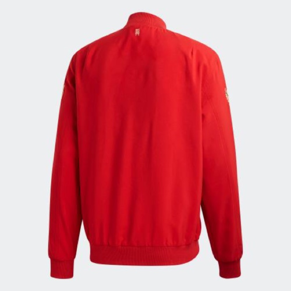 Adidas MANCHESTER UNITED CNY Bomber JACKET Red BN - Picture 10 of 11